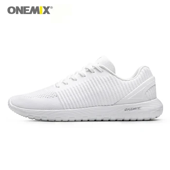 

ONEMIX 2020 Men & Woman Trail Running Shoes White Shoes Breathable Leisure Fitness Walking Lightweight Outdoor New Sports Shoes
