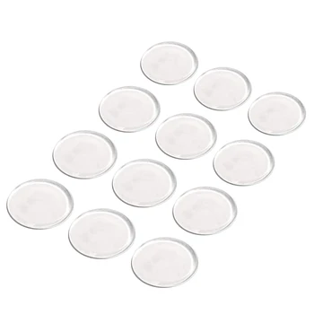 

Transparent Bumpers Pads Large 18PCS Adhesive Round Bumper Pads for Glass Table Top Cutting Board Cabinet Drawer