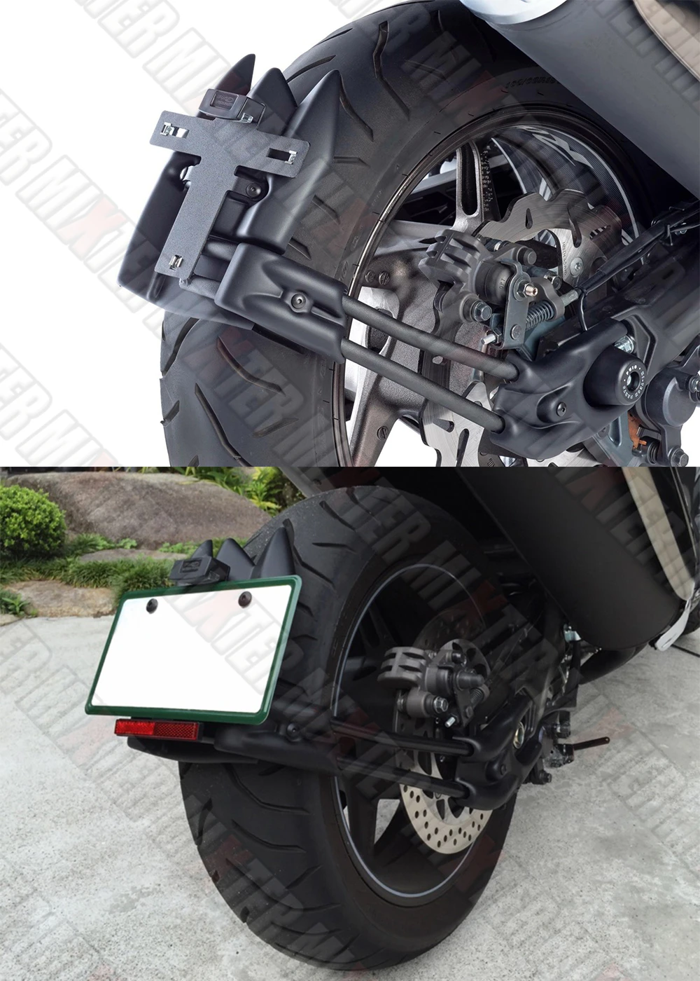 Для TMAX530 T-MAX 530 2012- TMax-530 '12-'16 мотоциклетный задний брызговик Fender Eliminator Plate светодиодный светильник для номерного знака
