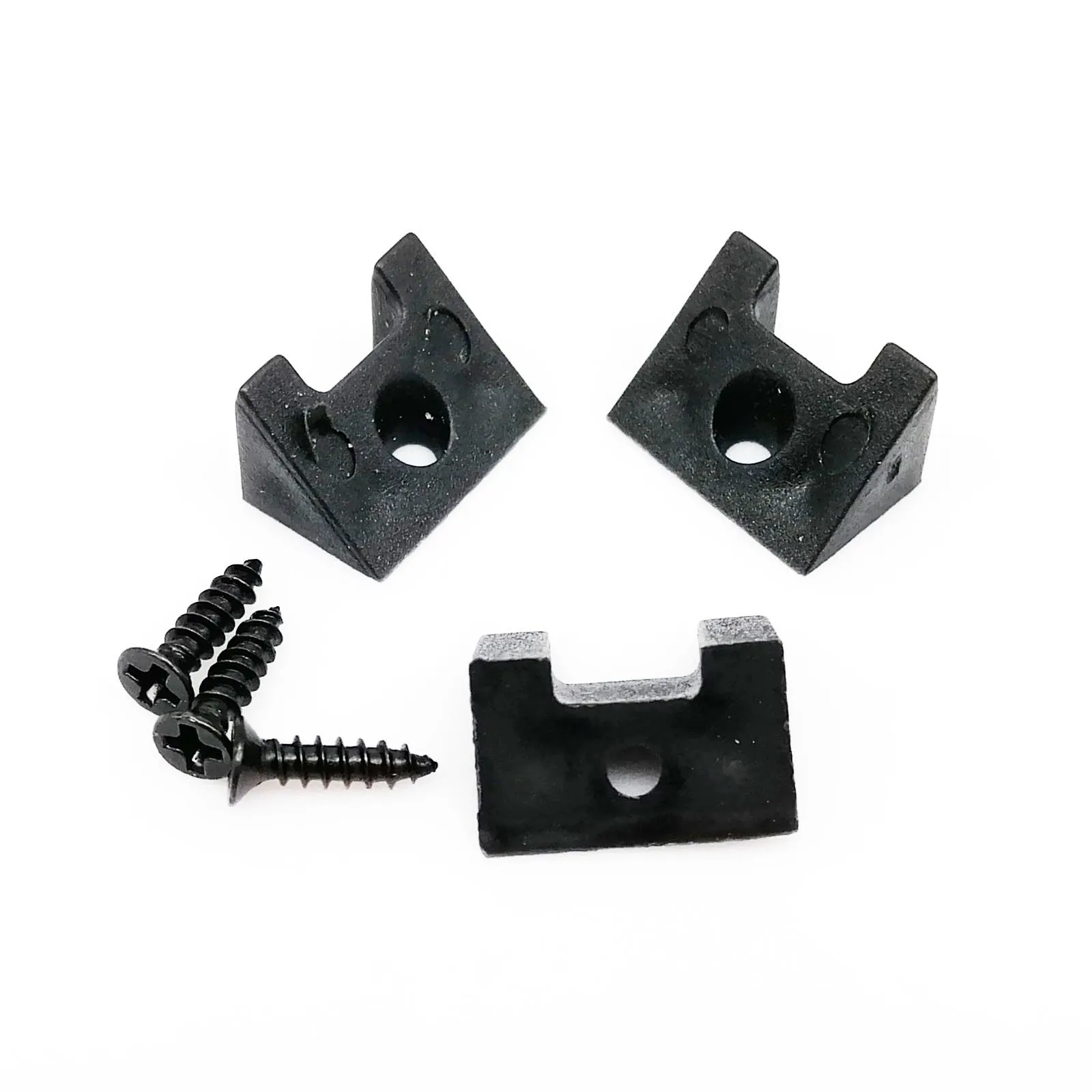 50pcs Black Plastic Picture Photo Mirror Art Work Frame Back Board Backboard Accessory Hold Clip Snap Fixing Fixer With Screw Picture Frame Hangers Photography Clamps