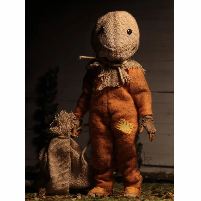Trick R Treat Sam облаченная " Шкала с сумкой и леденцом Хэллоуин 2007 классический фильм NECA фигурка игрушка кукла подарок