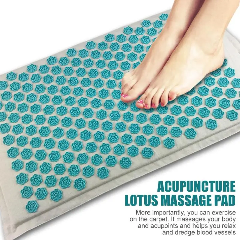 New Acupuncture Massager Cushion Relieve Back Pain Spike Yoga Relaxation Mat Back Pain Spike Mat Anti-stress Needle Massager