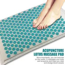 New Acupuncture Massager Cushion Relieve Back Pain Spike Yoga Relaxation Mat Back Pain Spike Mat Anti-stress Needle Massager