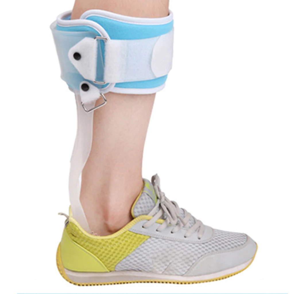 

L Shaped Foot Fracture Support Wrap Ankle Support Foot Drop Brace Orthosis Splint Corrector Stabiliser for Left Foot