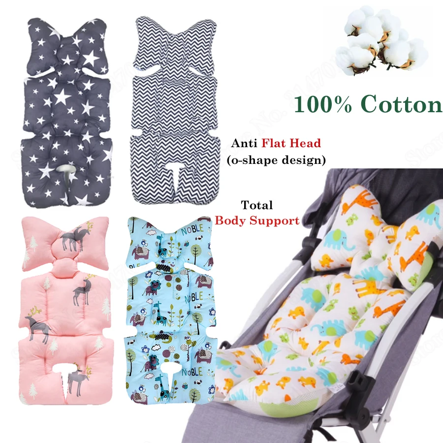Baby Stroller Seat Liner Breathable Pram Liner LAT Universal Pram