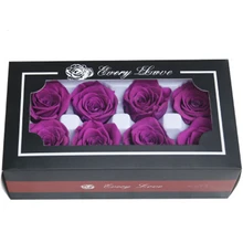 1 высокое качество, консервированные цветы, цветок бесмерной розы, диаметр 4 см, подарок на день матери, вечная жизнь, цветок, материал, подарочная коробка
