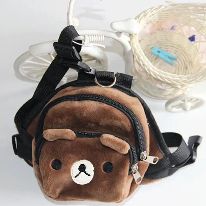 Large-capacity Dog Backpack Portable Puppy School Bag Cute Dog Backpack New Nylon Pet Convenient Snack Bag