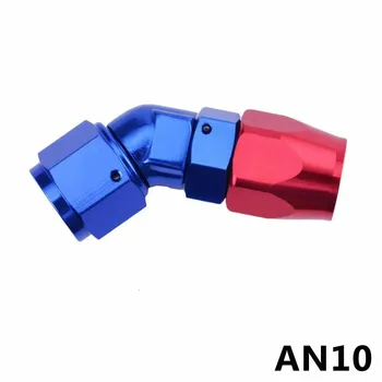 

AN10 Enforced 45 Degree Elbow Oil Fuel Hose Line Fitting Adapter Aluminum Oil Cooler Reusable Hose End Fitting Connector