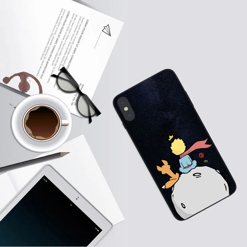 Маленький принц чехол для телефона для iPhone 11 Pro XS Max X XR 7 8 6 6s Plus 5 5S SE задняя крышка розы цветы Мягкий ТПУ чехол - Цвет: TPU