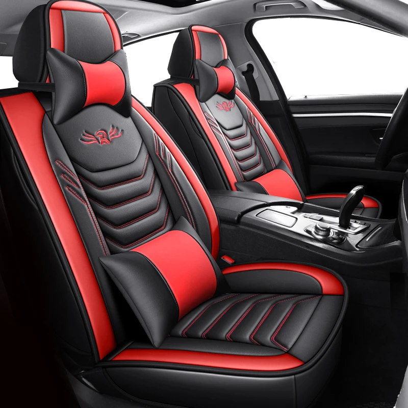 Full Coverage Eco-leather auto seats covers PU Leather Car Seat Covers for fiat500 fiat punto freemont Auto accessories car seat |