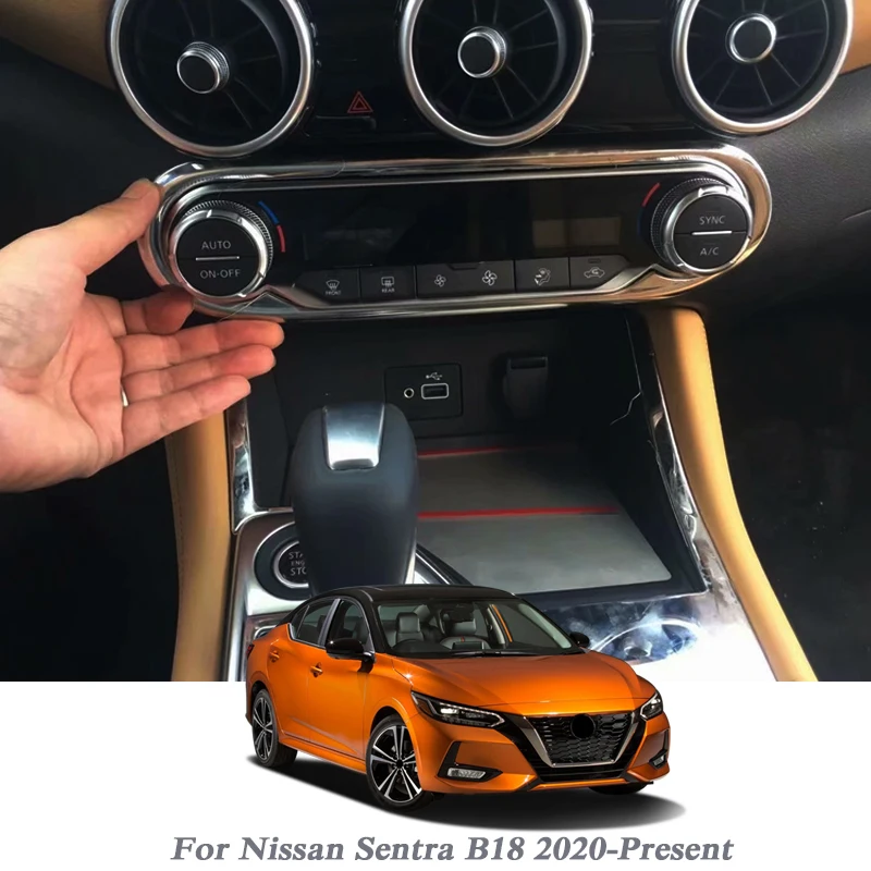 Стайлинг автомобиля для Nissan Sentra B18 2020-подарок переключатель кондиционера с