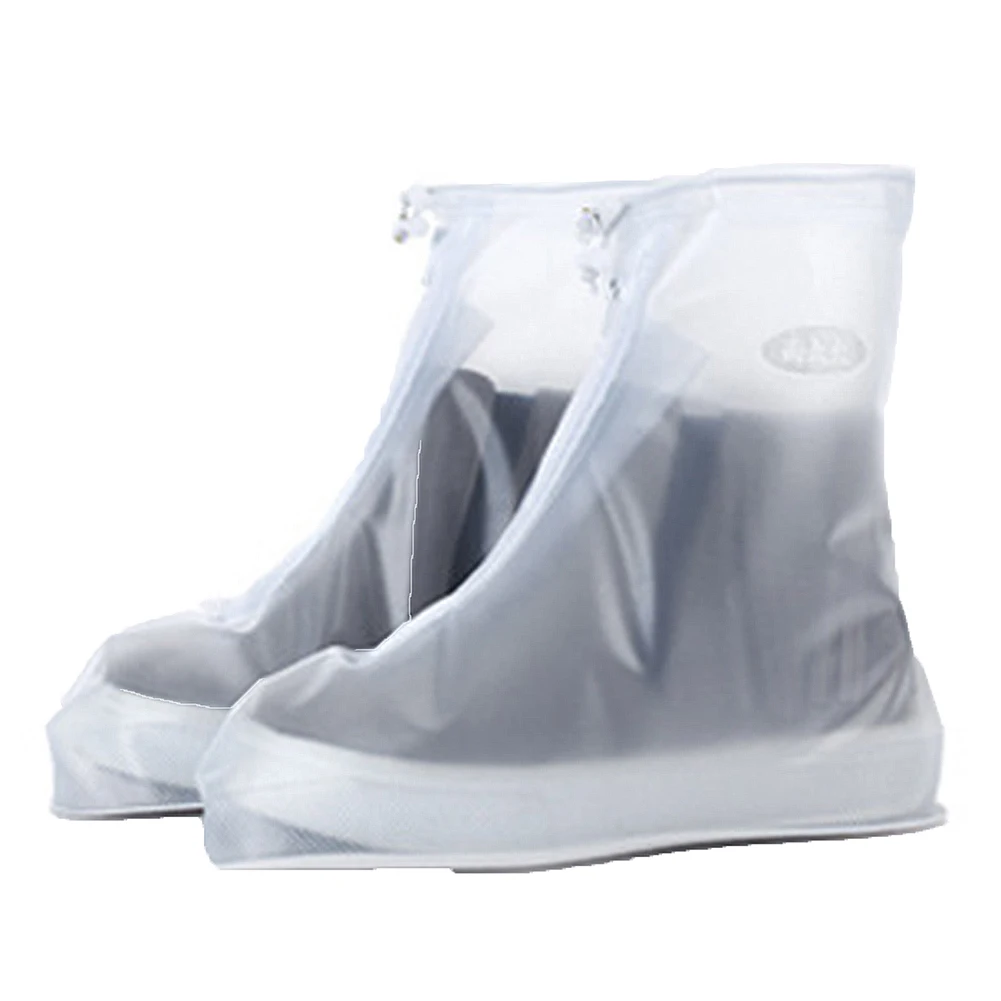 Модный многоразовый водонепроницаемый чехол для обуви унисекс Детский непромокаемый чехол для обуви защитная обувь аксессуары для обуви - Цвет: Белый