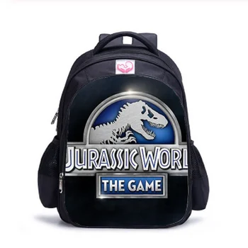 

Children's Pop Animal Print Backpack Jurassic Dinosaur World Kingdom Girls Boys Children's School Bag