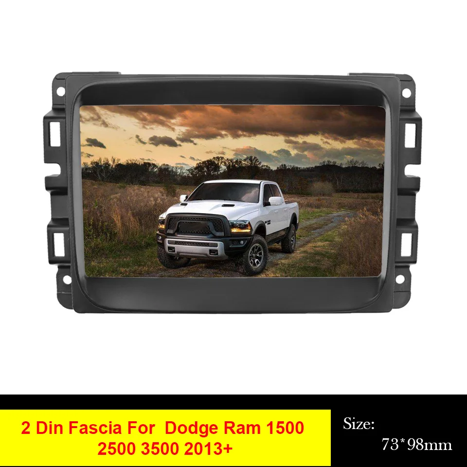 Автомобильная радиоустановка 2DIN для Dodge Ram 1500 2500 3500 2013 + DVD стерео рамка
