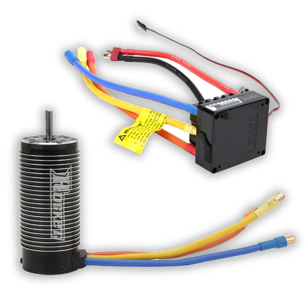4092 1420KV 150A 4 полюсный водонепроницаемый бесщеточный двигатель RC ESC Набор для 1/8