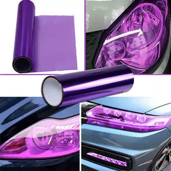 

Side marker Headlight Film Purple Smoke Car Auto Taillight Light Tint Wrap