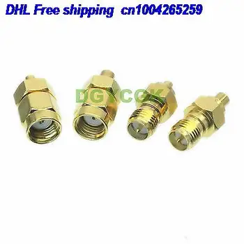 

DHL 80pcs 4pcs/set Adapter RPSMA to MMCX female F male M Kit connector for Communication adapter connector 22cs