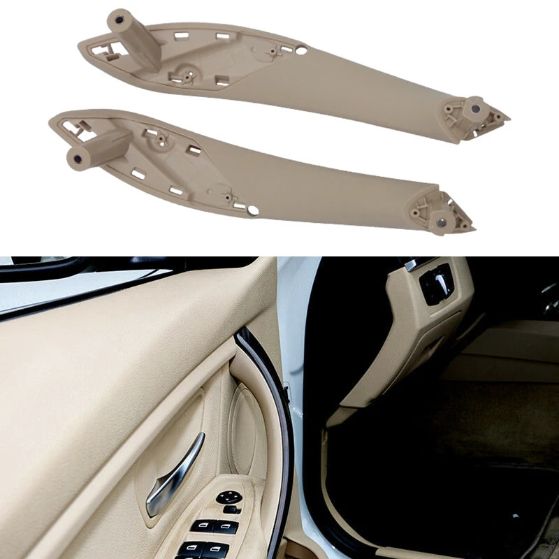 

1 pair Left/Right Beige Inner Trim Door-Pull Handle Replacement For BMW M3 M4 F30 F35 F80 F82 Door Handles Plastic Accessories