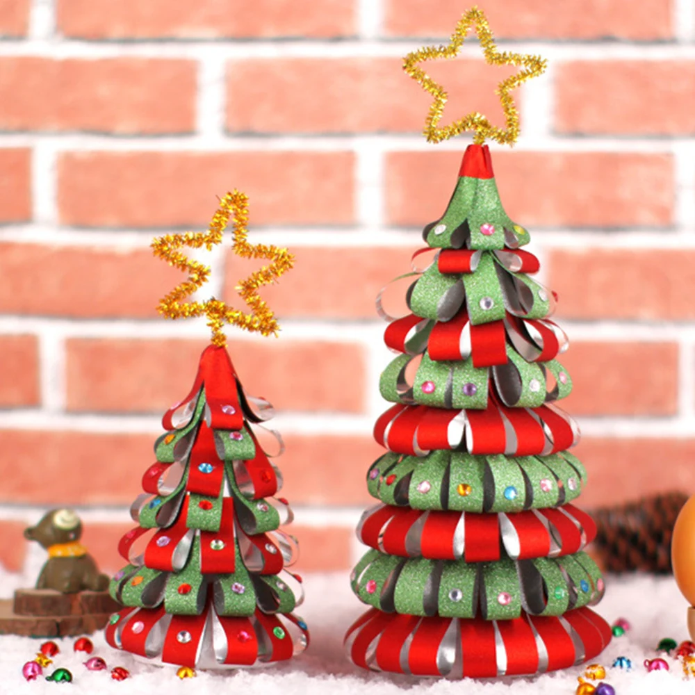 DIY Мини Рождественская елка домашние съемные войлочные елочные украшения для детей подарки игрушки домашний стол Рождественские