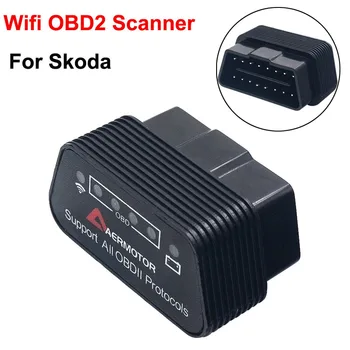 

For Skoda Octavia A7 A5 2 Fabia Yeti Android IOS Wifi OBD2 Scanner Code Reader Pic25k80 ELM327 Scanner OBD2 Car Diagnostic Tool