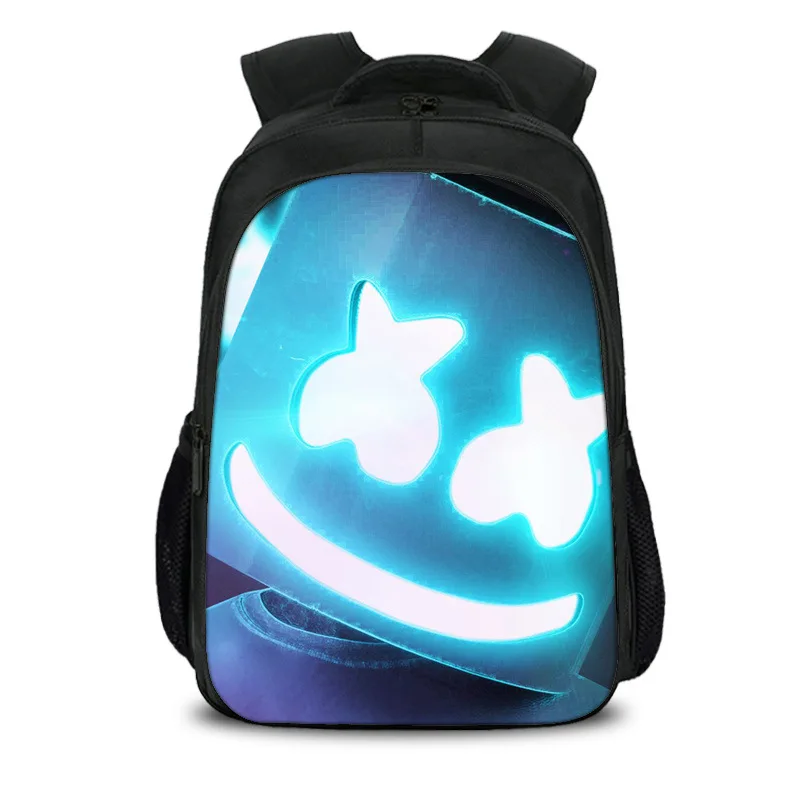 Style 19 15,7 дюймов Marshmello DJ звезда улыбка мальчик девочки школьная сумка Книга сумка рюкзак дети студентов Mochila обратно в школьный подарок - Цвет: Style 19