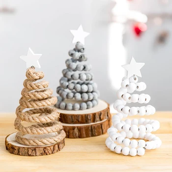 

Mini Christmas Tree Decorations 2021 Christmas Tree Ins High Quality Wooden Christmas Tree Desktop Small Ornaments Decoration