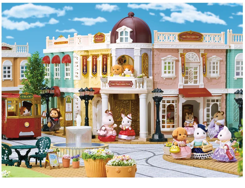 Semipkg дети Sylvanian Families игрушка изысканный Побеленный чехол игровой дом для девочек кукла игрушка 6014