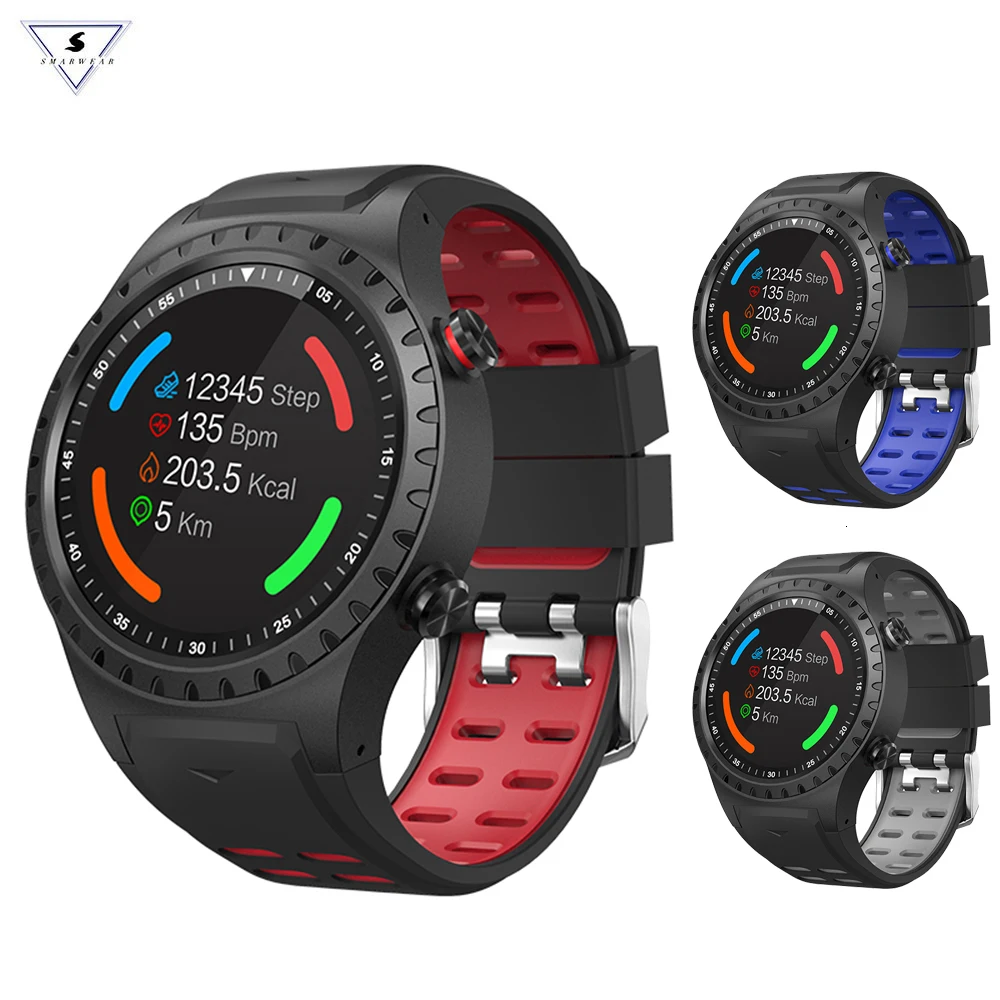 

Smarwear M1 Smart Watch Support Sim bluetooth Phone Call Gps Smartwatch Phone Men Women Ip67 Waterproof Heart Rate Monitor Clock