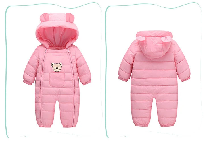 Dollplus/Детские комбинезоны; комбинезон; Одежда для мальчиков и девочек; зимние комбинезоны с капюшоном; одежда из плотного хлопка; комбинезон для новорожденных; Детский костюм