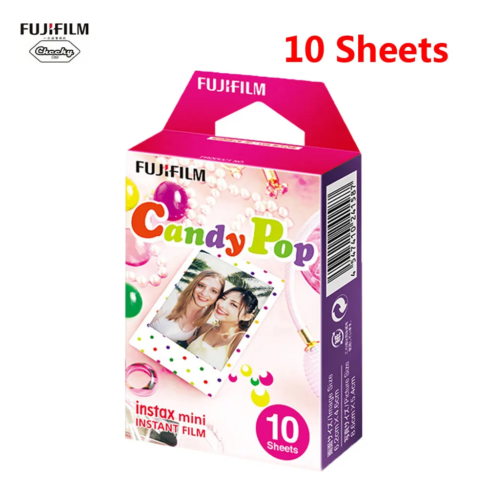10 Sheets 10-60 листов Fujifilm Fuji Instax Mini 8 9 Candy Pop пленка для 7 8 9 50s 7s 90 25 Share SP-1 SP-2 - Цвет: 10 Sheets