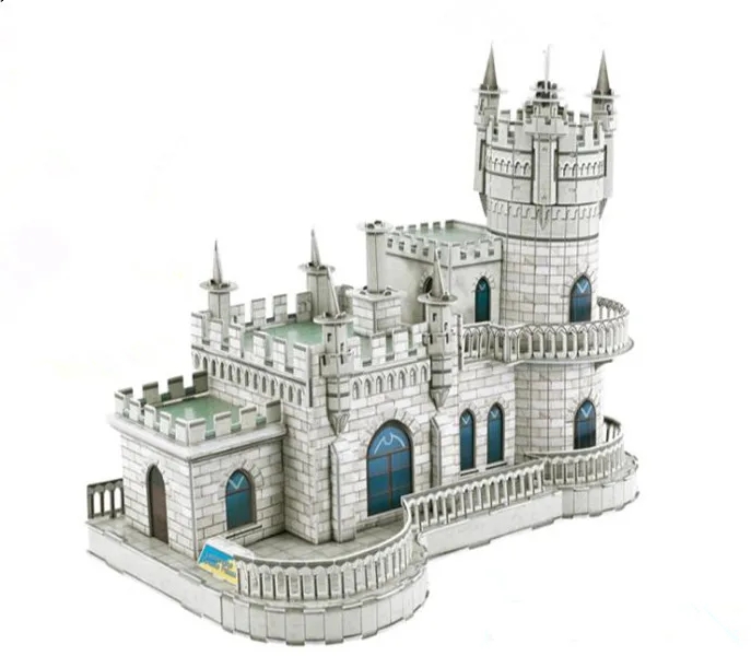 Ласточкино гнездо ласточкиное гнездо замок Крыма Украина Сувенир 3D модель головоломки