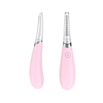 

USB Electric Eyelash Curler Eyelash Perm Device Heated Eyelash Curler Eyelashes Painless Curved Beauty Make Up Tool (White)