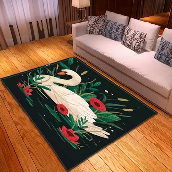 

Cute animal rug children's room non-slip mat home bedroom fashion decorative carpets dining room living room 3D printing carpets