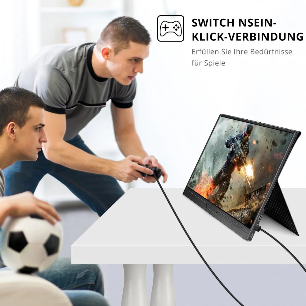 UPERFECT-FHD 1080P ޴  13.3 ġ IPS  ° ȭ Ps4 Xbox ġ, ӿ Ʈ PC ȭ ÷