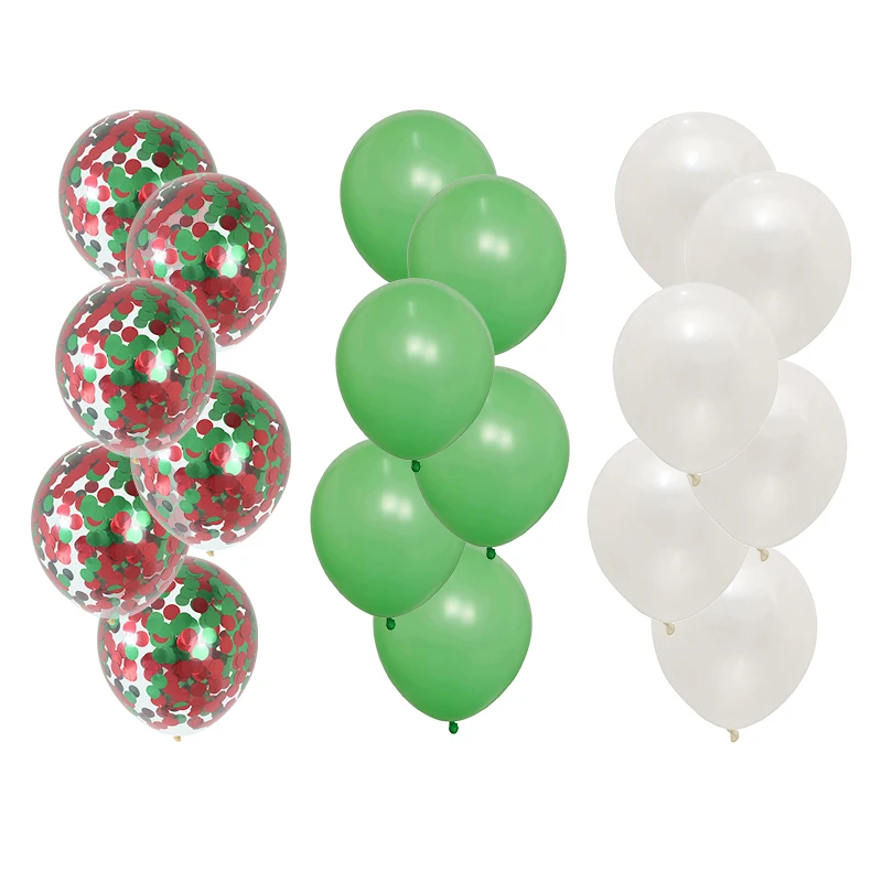 Белый 18 шт белые воздушные шары с конфетти цвета розовое золото для дня рождения свадьбы День Святого Валентина украшения для детских игрушек гелиевый воздух Globos - Цвет: Белый