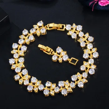 

Fashion 925 Sterling Silver Created Moissanite Emerald Sapphire Gemstone Bangle 18K Gold Bracelets Fine Jewelry Wholesale