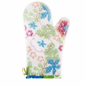 

Anti-scald gloves for microwave ovens thick silicone gloves High temperature resistant heat insulation gloves