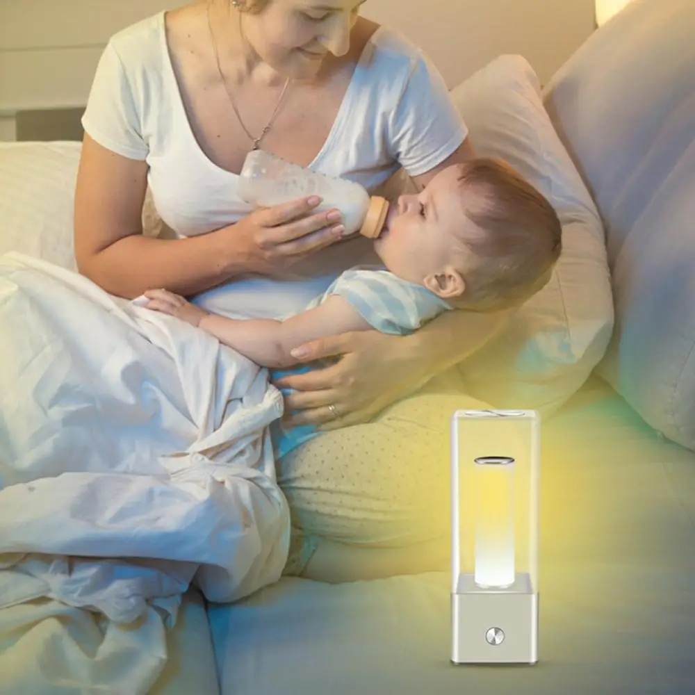 Для Manibao Светодиодная настольная лампа сенсорная атмосферная лампа прикроватная Рабочая обучающая настольная лампа для спальни трехскоростная Затемняющая настольная лампа