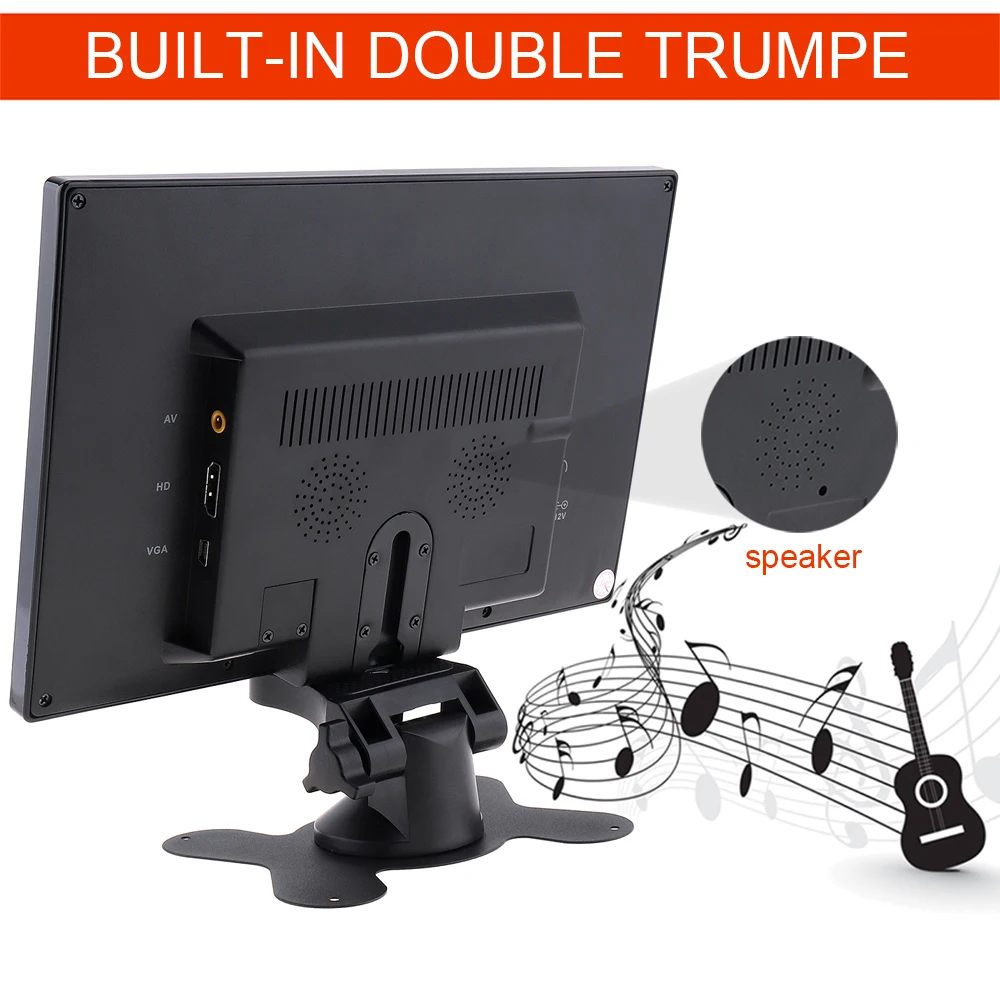  9 Inch HD IPS 1024*600 TFT LCD Color Multifunction Car Headrest Monitor support HDMI VGA AV Wireles