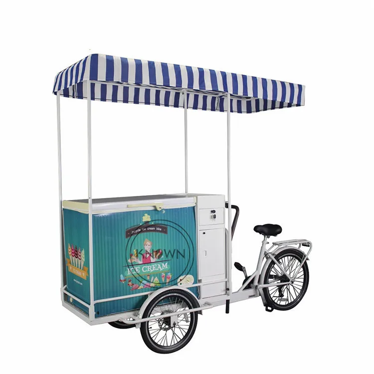 Summer outside ice cream electric tricyle Cargo Tricycle 3 Wheel