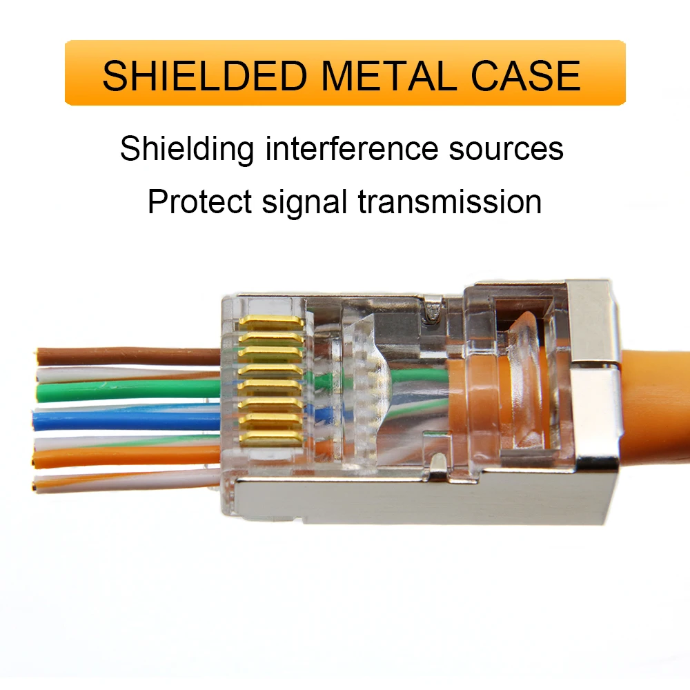 xintylink rj45 conector cat6 cat5e cat5 sftp 01