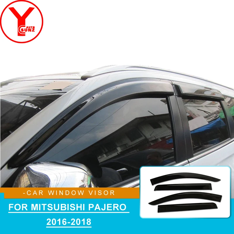 Дефлектор бокового окна для лобового стекла автомобиля защита от ветра mitsubishi pajero