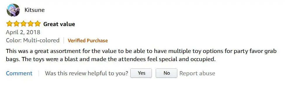 customer review