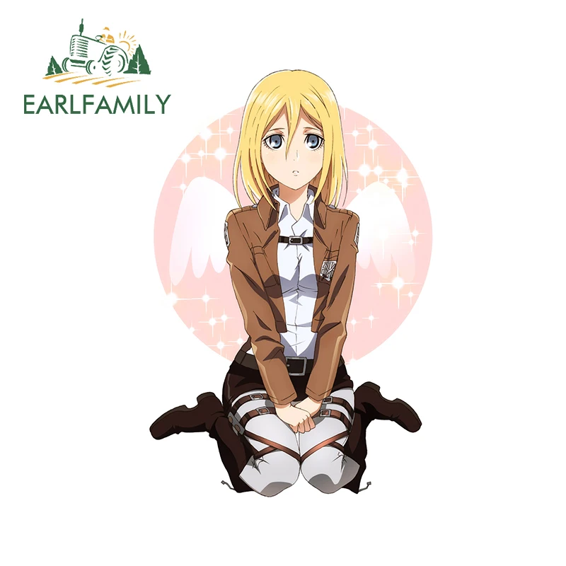 EARLFAMILY 13 см x 8 6 аниме Красивые автомобильные наклейки для атаки на Титанов