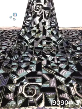 

GREEN Velvet Lace Fabric with Sequins French Tulle Mesh Lace High Quality Sequins Lace Fabrics for Bridal Lace Materials