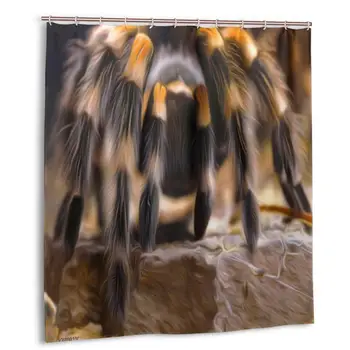 

Tarantula Shower Curtain with Hooks bathroom Waterproof Polyester Fabric