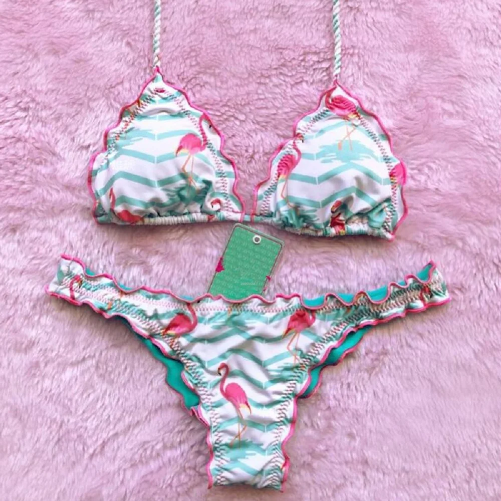 New Bikini Swimwear Brazilian 2021 Sexy Women Printed Set - AliExpress