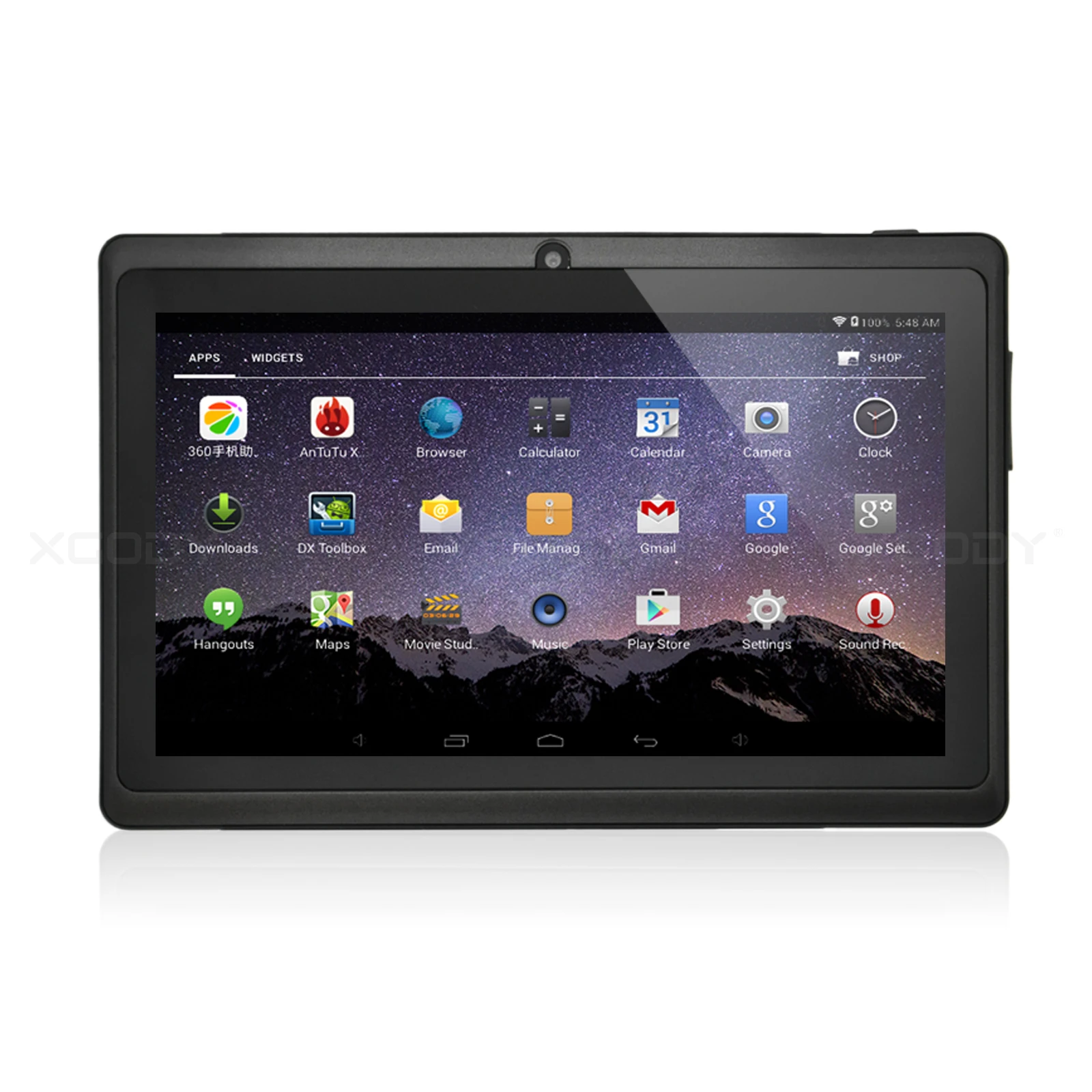 Tablet XGODY детский Обучающий планшет, рождественский подарок, детский планшет, 7 дюймов, HD, силиконовый чехол, USB зарядка, четырехъядерный, 1 ГБ, 16 ГБ - Комплект: Tablet