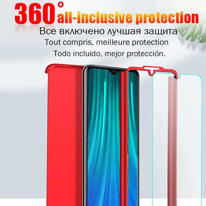 360 противоударный чехол для Xiaomi Redmi Note 7, 8, 6, 10 Pro K20 7A 6A 5A 4A 5 Plus 4X S2 Xiaomi A3 A2 A1 9 Lite SE CC9e 9T Pro 5X 6X