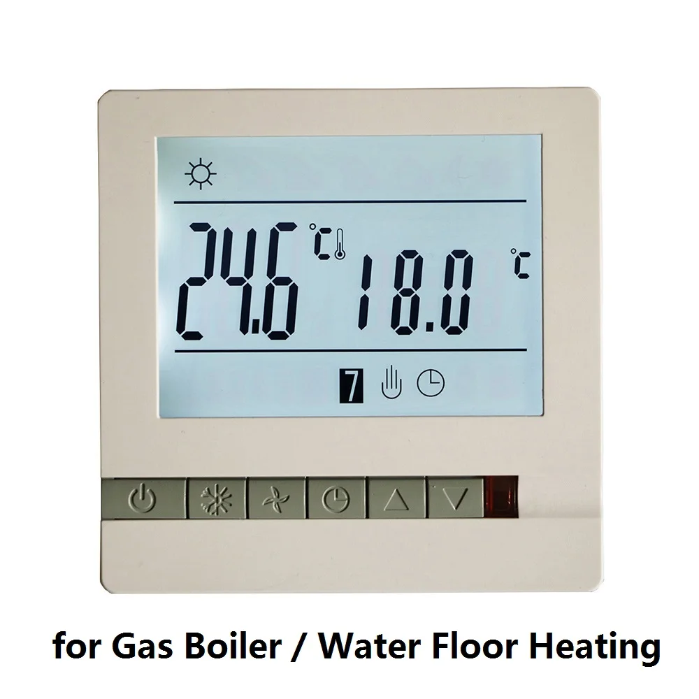 

Digital Room Thermostat 220V Temperature Controller for Water Floor Heating Gas Boiler